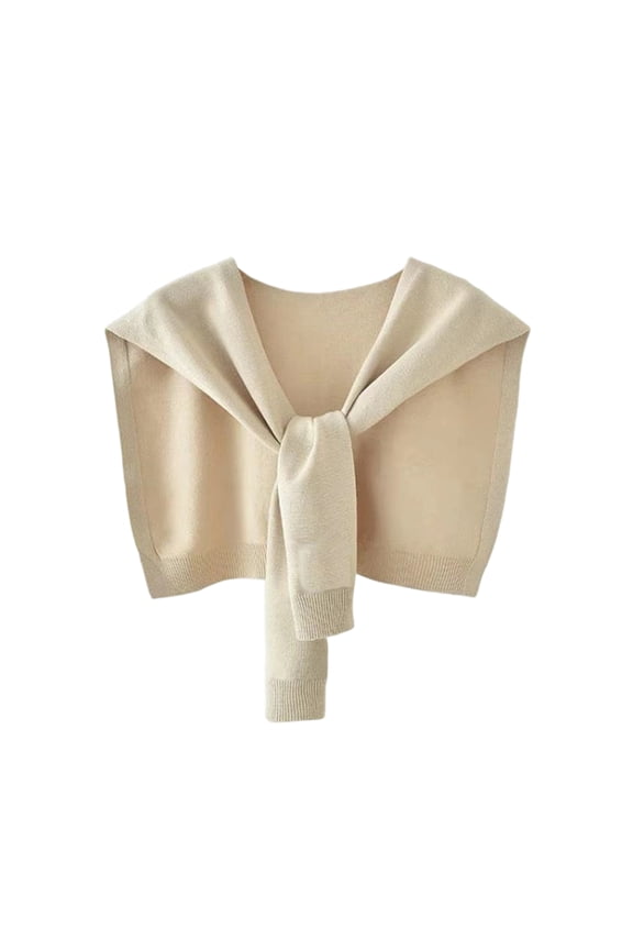 Women's Ice Silk Knitted Shawl Outerwear Breathable Summer Wrap, Elegant Versatile Sun Protection Cape Cardigan Accessory for Air Conditioned Rooms