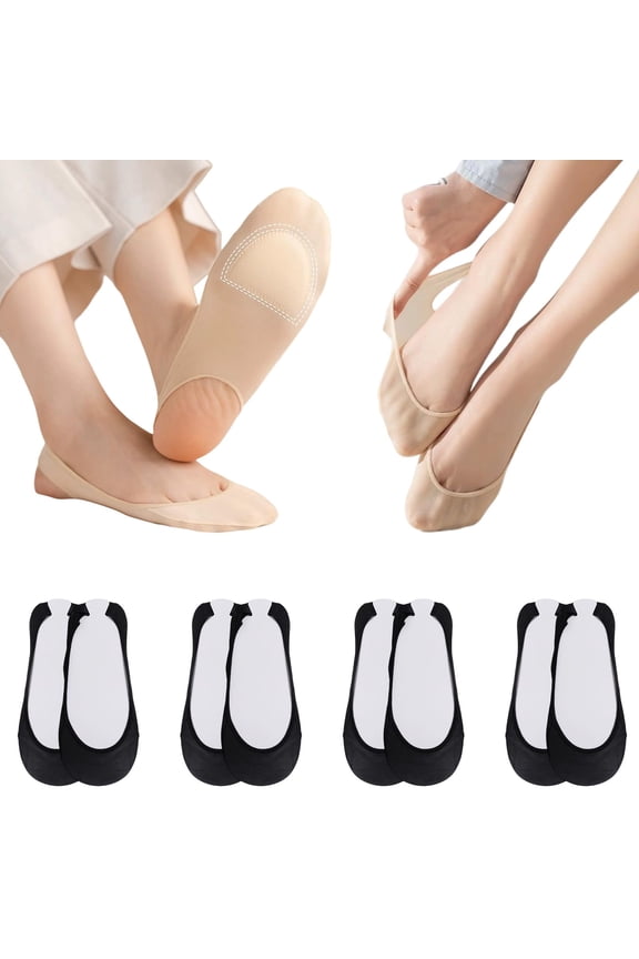 Women's Ice Silk No Show Ultra-Thin Liners — Invisible Comfort for Every Shoe, 2026 Upgrade Non Slip Socks for Women