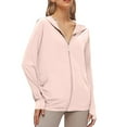 thumbnail image 1 of Women's Ice Silk Protective Sunscreen Jacket Loose Fit Short Sleeve Lightweight Breathable Cardigan for Summer Outdoor Activities, 1 of 2