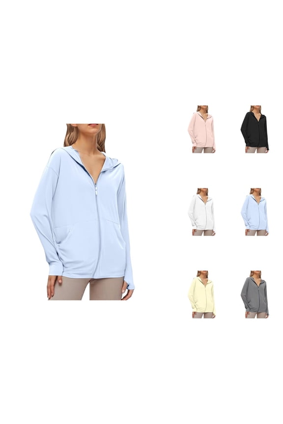 Women's Ice Silk Protective Sunscreen Jacket Loose Fit Short Sleeve Summer Lightweight & Breathable Cardigan Sweaters for Women