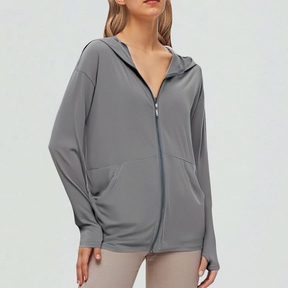 Women's Ice Silk Protective Sunscreen Jacket Loose Fit Short Sleeve Summer Lightweight & Breathable Ladies Sweater Female Sweaters And Cardigans Brigand plus Sweater Bottom Cow Neck Cardigan Fall