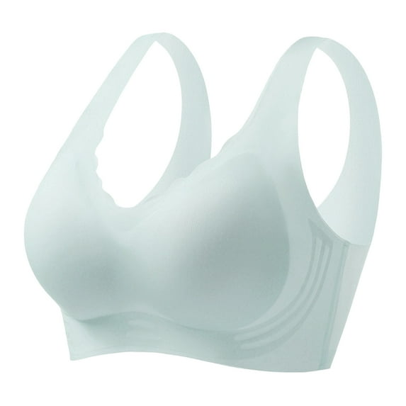 Women's Ice Silk Seamless Cold Feeling Thin Soft Support Breathable Front Closure Bra Women's Wireless Bras 36ddd Sports Bras for Women Bras for Women Pack Strong Support Sports Bras for Women