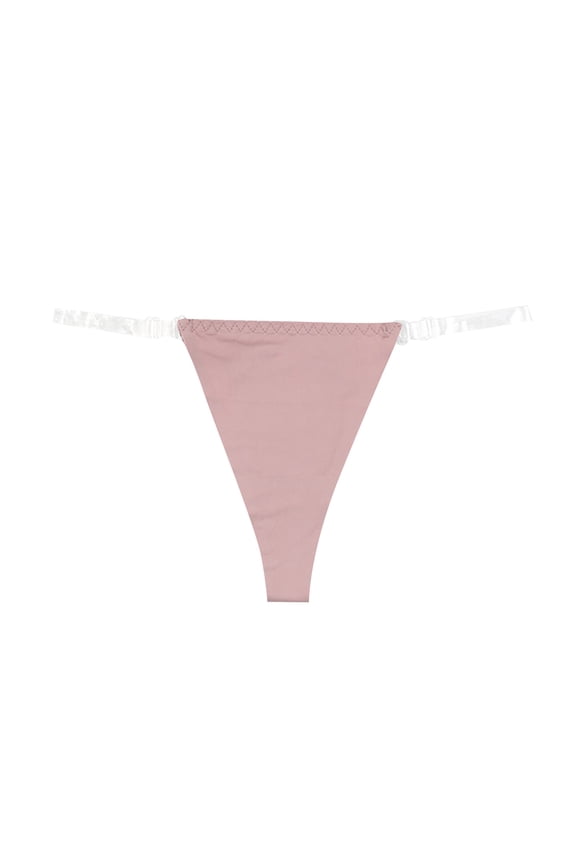 Women's Ice Silk Seamless Low Waist Underwear - Polyester, Transparent/Thin, Breathable, Hand Wash, S/M/L Sizes