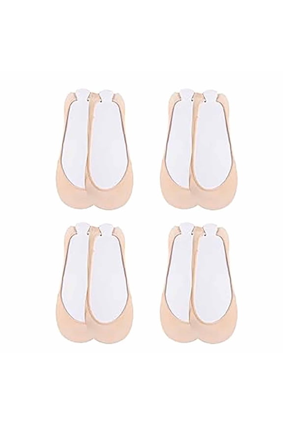 Women's Ice Silk No Show Ultra-Thin Liners  Invisible Comfort for Every Shoe, 2026 Upgrade Non Slip Socks for Women 4 Pairs for Flats Loafers Sneakers