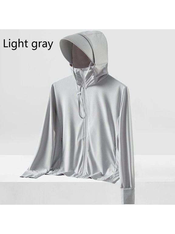 Women's Ice Silk Sun Protection Poncho - Lightweight & Slimming UV Protection Cape, Breathable Sun Shield Jacket for Cycling, Driving, and Summer Outdoor Activities
