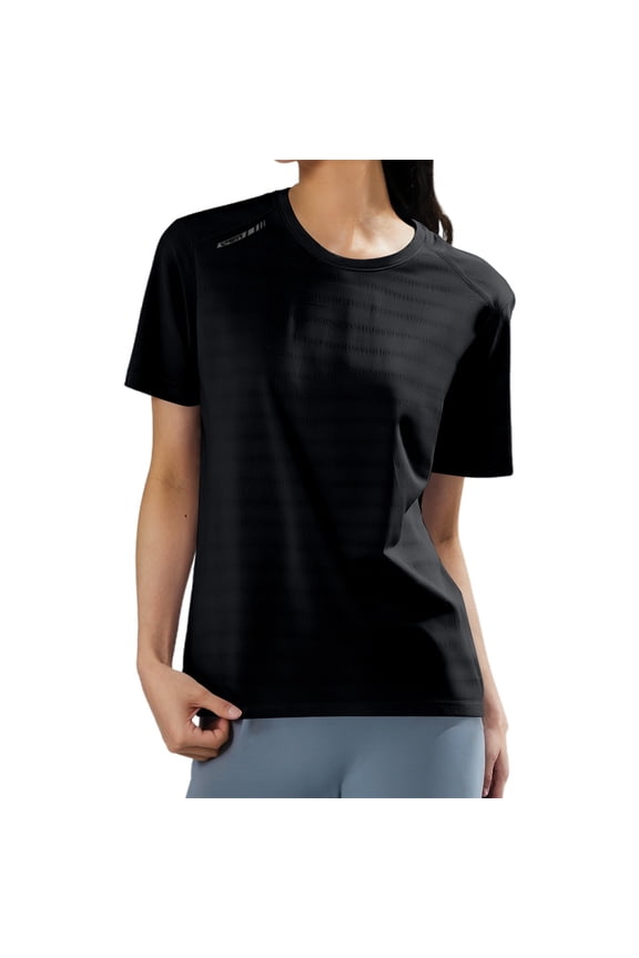 Women’s Ice Silk T-Shirt for Sports - Breathable, Lightweight, Quick-Dry, for Running, Fitness and Outdoors