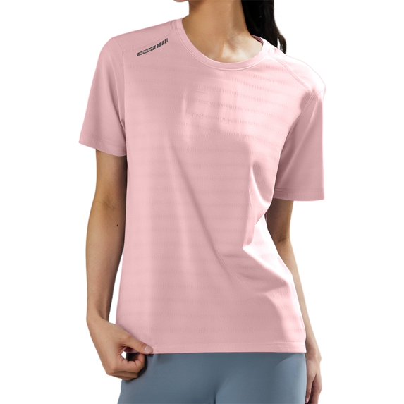 Women’s Ice Silk T-Shirt for Sports - Breathable, Lightweight, Quick-Dry, for Running, Fitness and Outdoors