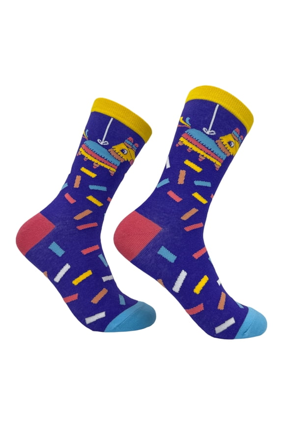 Women's Id Hit That Socks Funny Party Pinata Novelty Joke Footwear