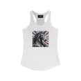 thumbnail image 1 of Women's Ideal Racerback Tank 4th of July Horse, 1 of 2