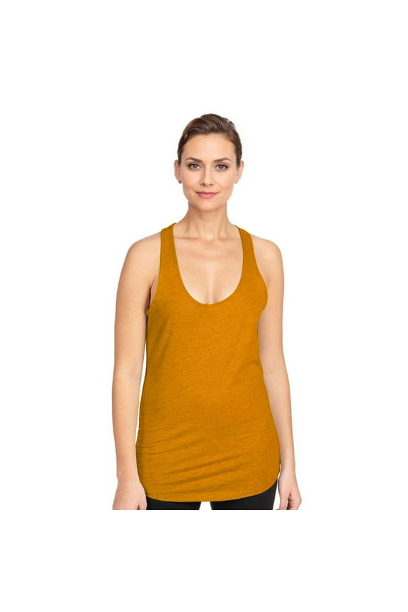 Women's Ideal Racerback Tank, Antique Gold, 2XL