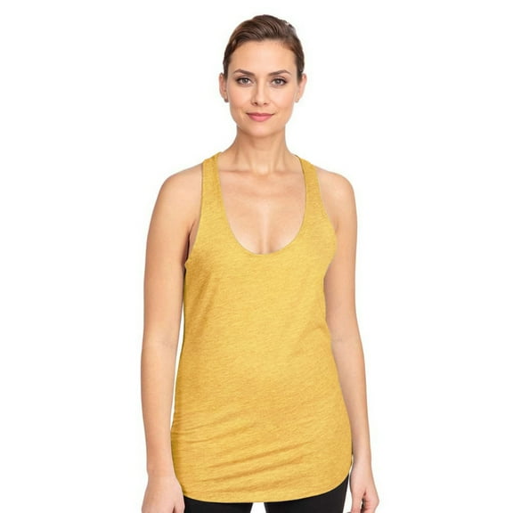 Women's Ideal Racerback Tank, Banana Cream, 2XL