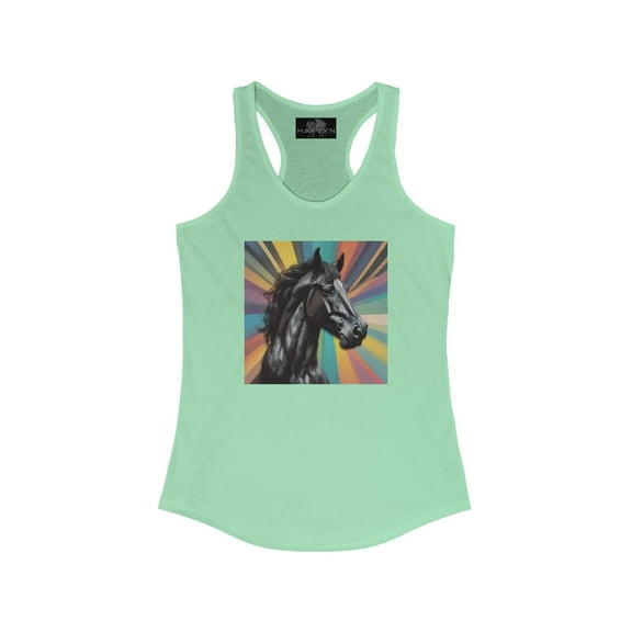 Women's Ideal Racerback Tank Horse
