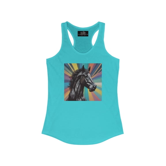 Women's Ideal Racerback Tank Horse