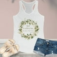 thumbnail image 1 of Women's Ideal Racerback Tank, Slim Fit Scoop Neck, Bible Verse Tank Top, 1 of 9