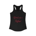 thumbnail image 1 of Women's Ideal Racerback Tank - Tired as a Mother, 1 of 2
