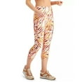 thumbnail image 1 of Women's Ideology Performance Printed Cropped Leggings Size Large, 1 of 4