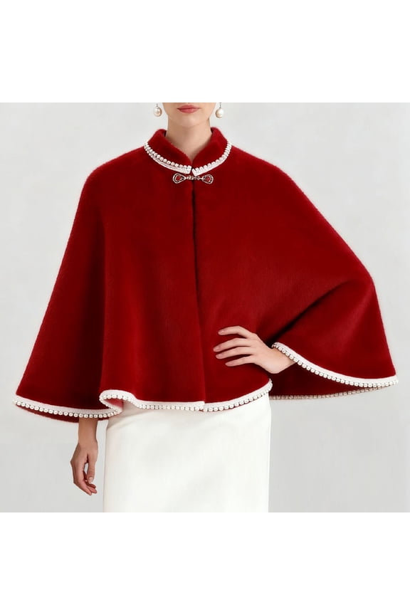 Women's Imitation Mink Coat Under $5! Kadlawus Women's Imitation Mink Coat, Solid Color Thick Warm Mid-length Loose Cape Cardigan, Cozy Soft Sweater for Winter Fall Season