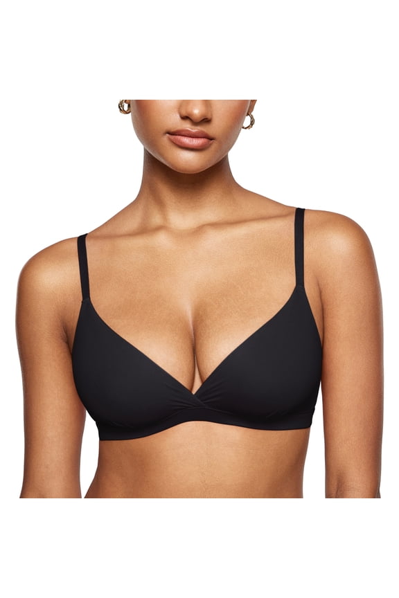 Women's Inbarely Triangle Bralette Comfortable Unlined Wireless Bra Top