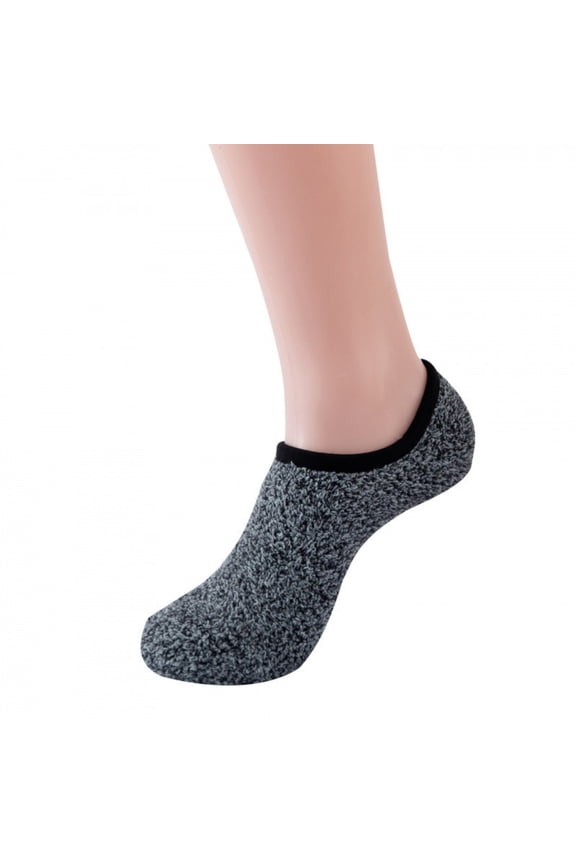 Women's Indoor Bootie Socks Thickened Non-Slip Slipper Socks Soft Fleece Yoga Socks Gripper Sole Socks For Home Studio Floor