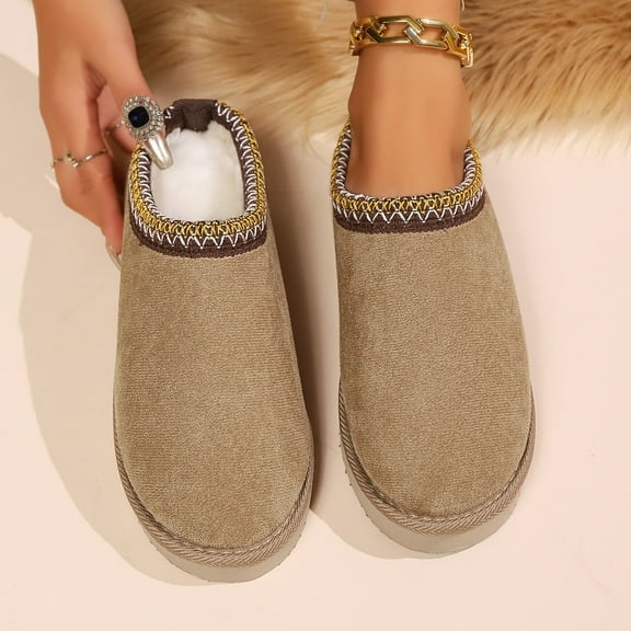 Women's Indoor Boots Slippers Comfy House Shoes