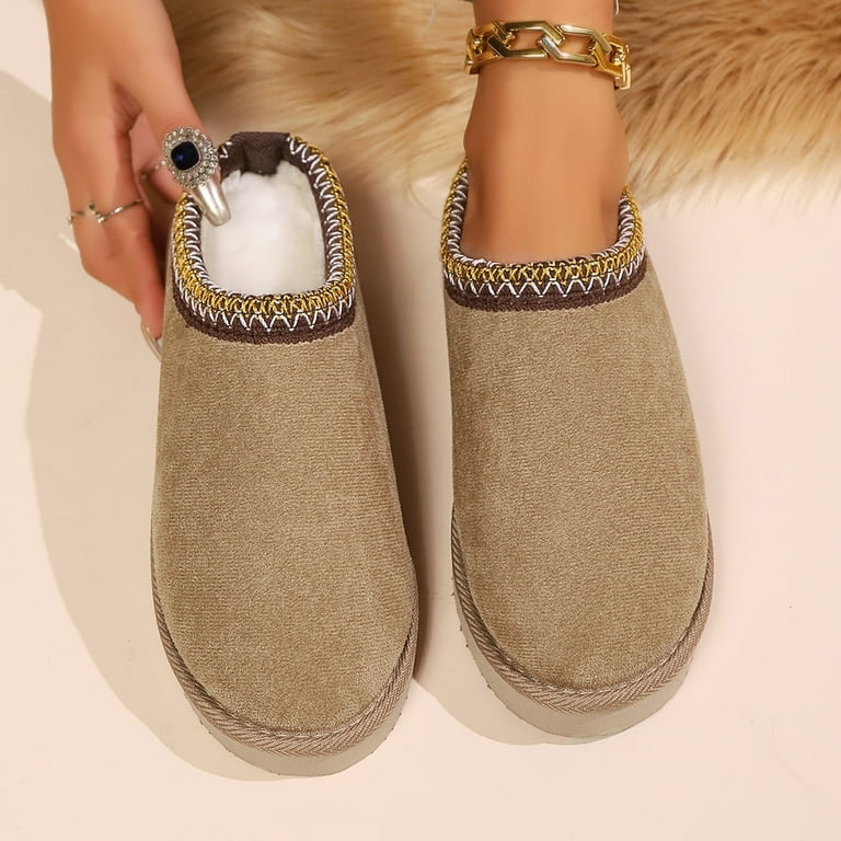 Women's Indoor Boots Slippers Comfy House Shoes