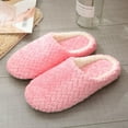 thumbnail image 1 of Women's Indoor Slippers,Memory Foam Washable Cotton Non-Slip Home Shoes Soft Cozy Fleece Lining House Slippers, 1 of 1