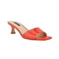 thumbnail image 1 of Women's Indra Square Toe Low Heel Slide Sandals, 1 of 3