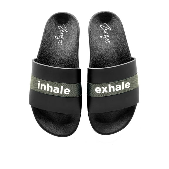 Women's Inhale Exhale Pool Slide Sandals, Size 5 - 10
