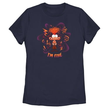 Women's Inside Out 2 Anxiety I'm Fine  Graphic T-Shirt