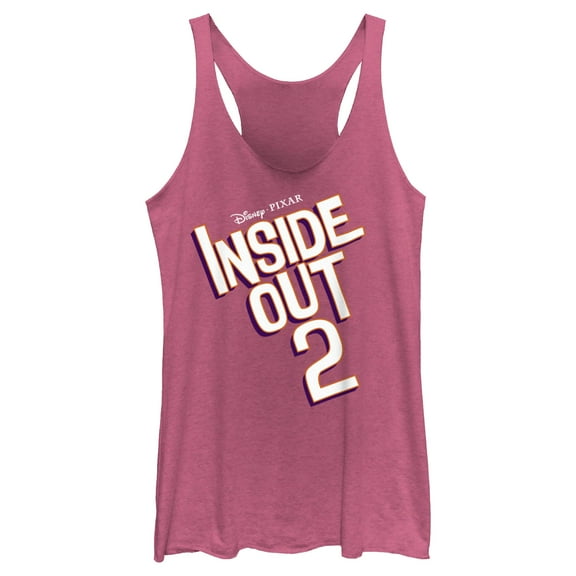 Women's Inside Out 2 Movie Logo  Racerback Tank Top
