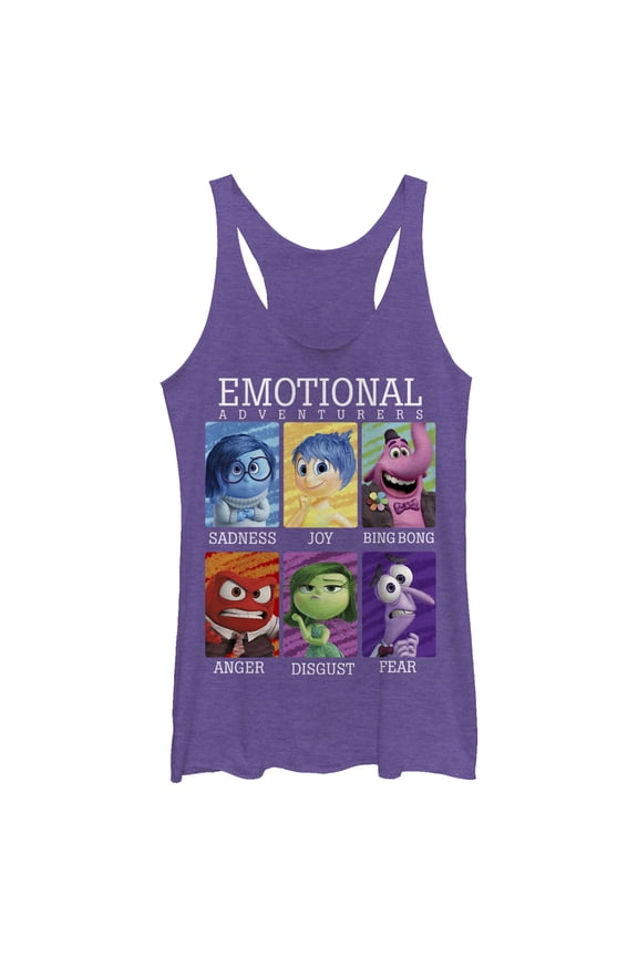 Women's Inside Out Emotional Adventurers Racerback Tank Top