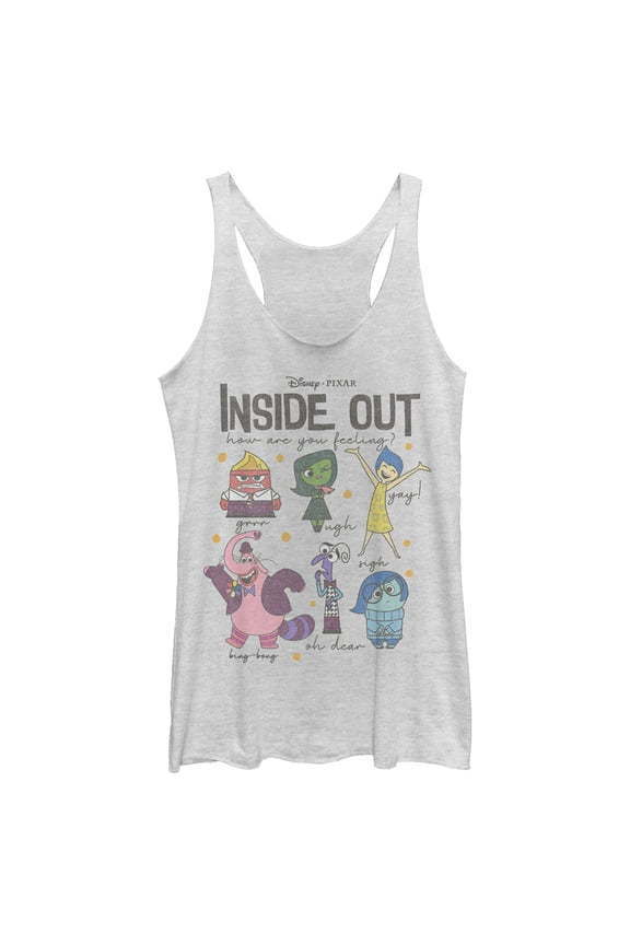 Women's Inside Out Feeling Emotions and Bing Bong Racerback Tank Top