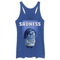 thumbnail image 1 of Women's Inside Out Shy Sadness Racerback Tank Top, 1 of 4