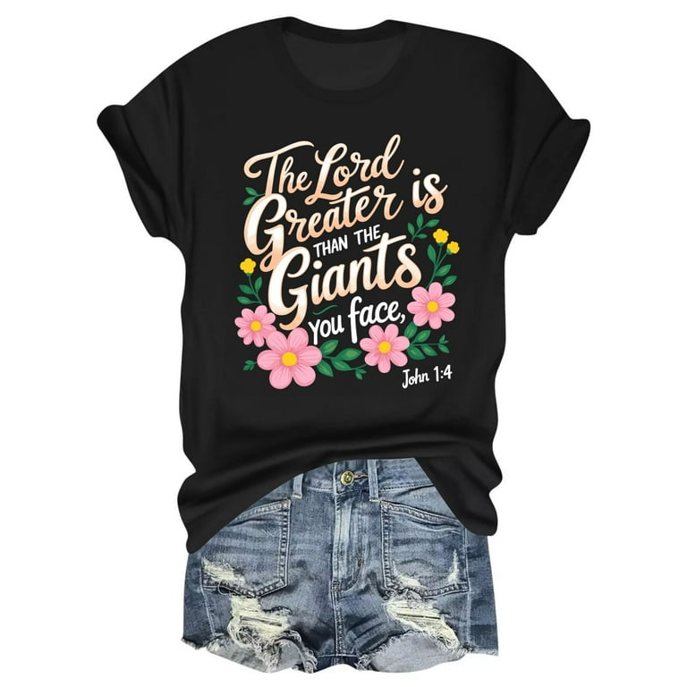 Lord Is Greater Than The Giants face Women T Shirt Lord Is Greater Than The Giants face Women T Shirt