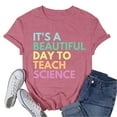 thumbnail image 1 of Women's Inspirational Science T-Shirt Science Lover Tee Top Ideal for Sports Events Outdoor Activities, 1 of 2