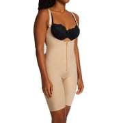 Womens InstantFigure MD202 InstantRecoveryMD UnderBust Bodyshort w/ Front Zip Nude S