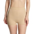 thumbnail image 1 of Women's InstantFigure WBSH010 Shapewear Hi-Waist Boy Shorts (Nude L), 1 of 7
