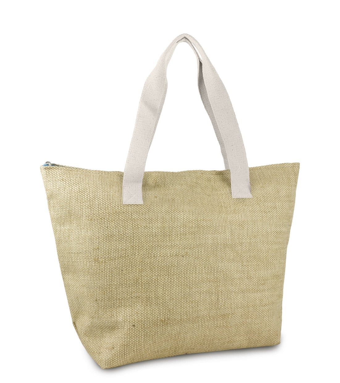 Women's Insulated Beach Tote Bag with Double Flat Handle