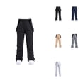 thumbnail image 1 of Women's Insulated Bib Overalls, Winter Warm Waterproof Snow Pants, Solid Color, One-Piece Detachable Suspenders Trousers, 1 of 4