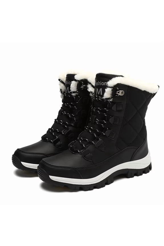 Women's Insulated Warm Winter Boots - Waterproof & Snow-Ready, Cozy Lining for Hiking, Work & Daily Wear, Stylish Comfortable Design