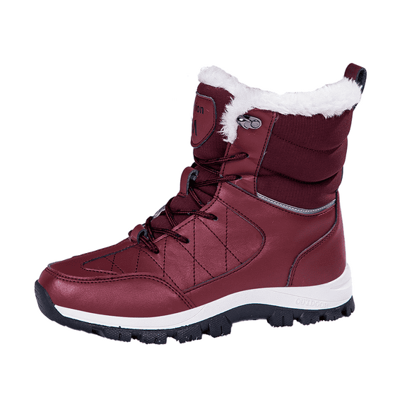 Women's Insulated Warm Winter Boots - Waterproof & Snow-Ready, Cozy Lining for Hiking, Work & Daily Wear, Stylish Comfortable Design