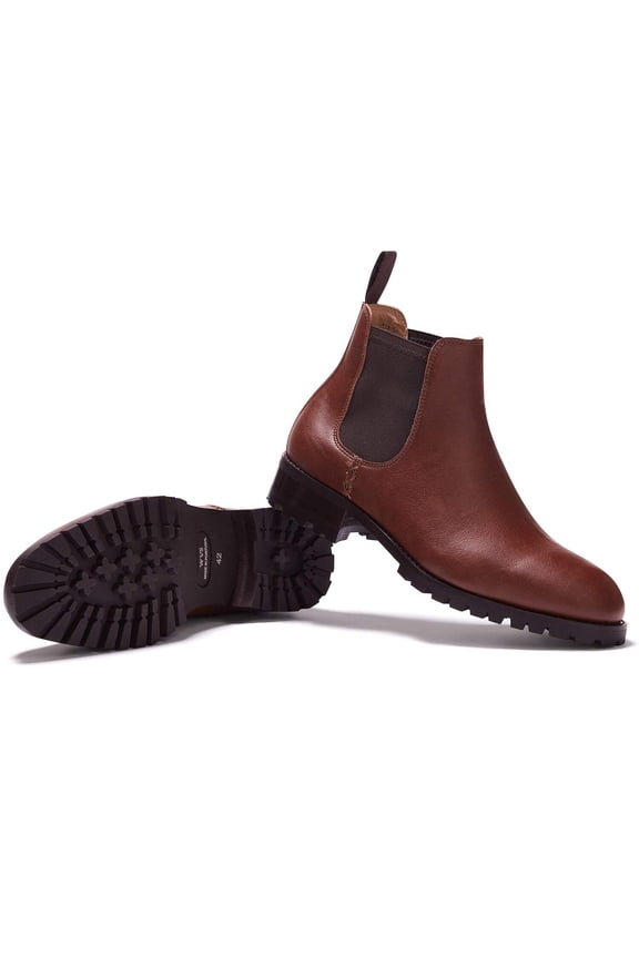 Women's Insulated Waterproof Chelsea Boots by Will's Vegan Shoes (Black, Chestnut)