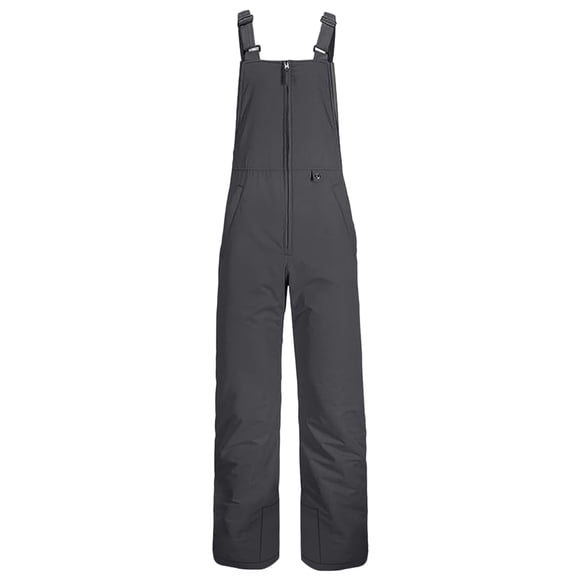 Women's Insulated Waterproof Ski Bibs Overalls Winter Snowboarding Pants Overalls Adjustable Strap Jumpsuit with Pockets