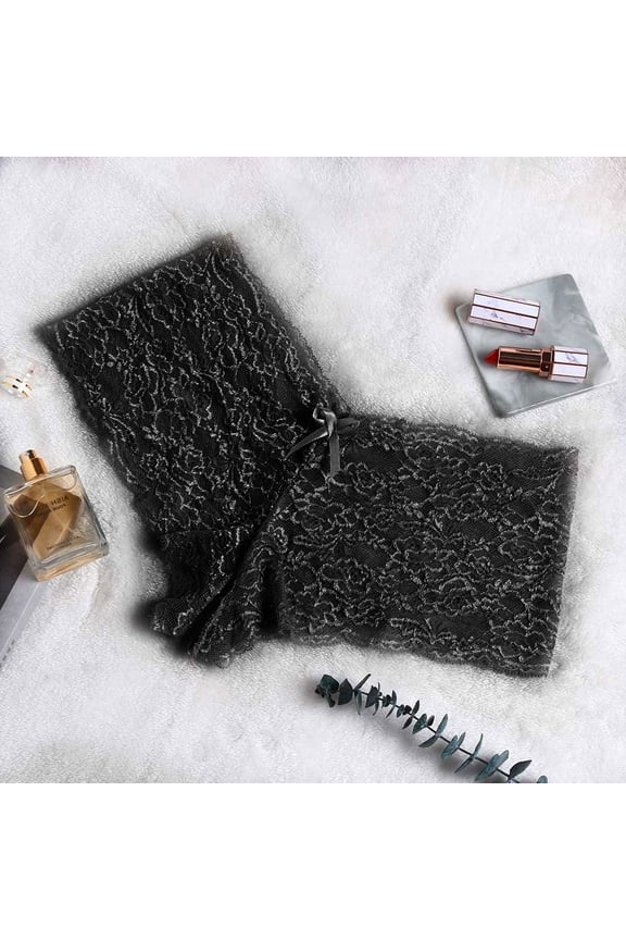 Women's Intimates New Women Lace Lingerie Plus Size Underwear Open Crotch Bowknot Underwear,Black Women's Intimates 3XL