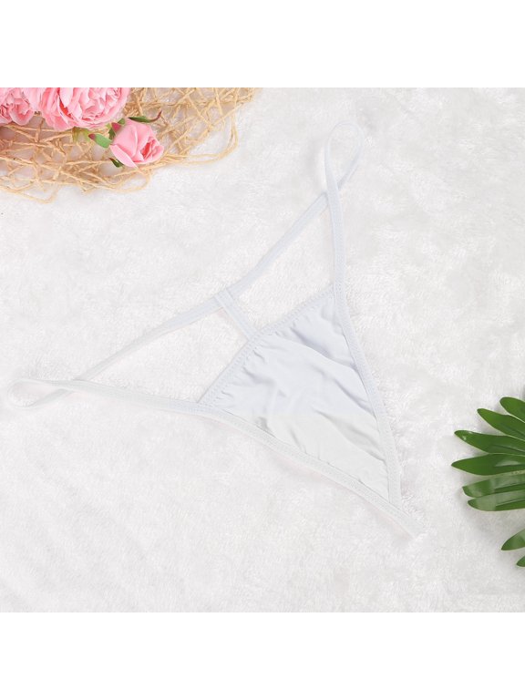 Women's Intimates Women Panties Thongs Lingerie Briefs G-String Underwear Babydoll,White Women's Intimates