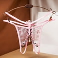 thumbnail image 1 of Women's Intimates Women Thong Sexy Panties Thong Lace Pants Ladies Briefs Underwear,Pink Women's Intimates, 1 of 2