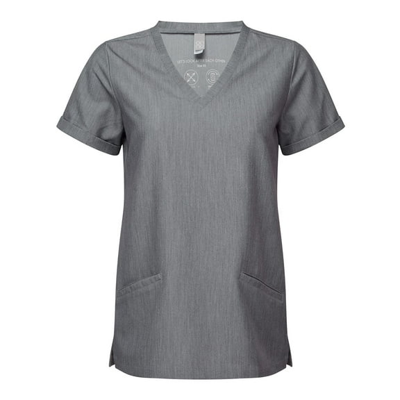 Women's Invincible V-Neck Stretch Scrub Top