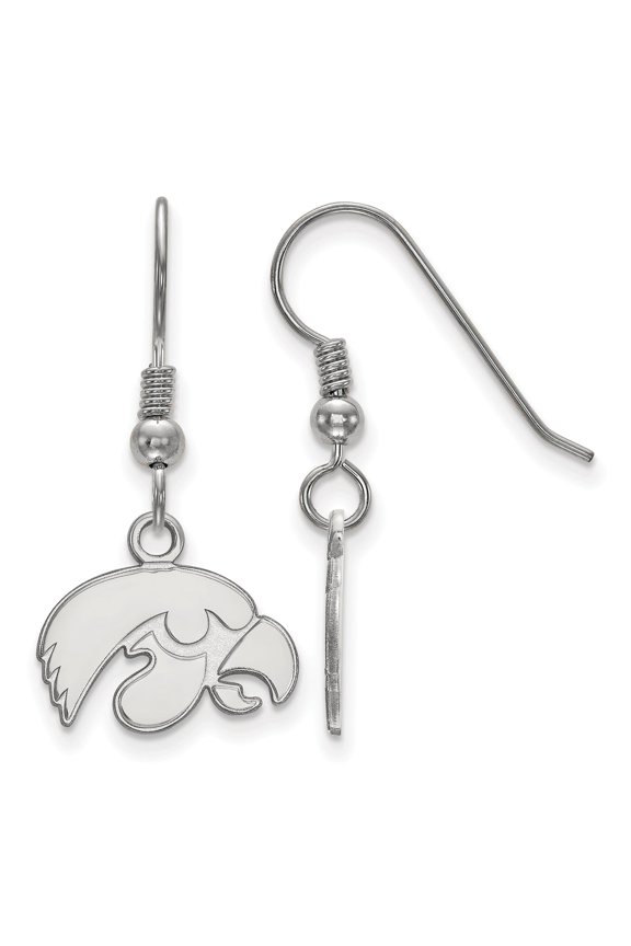 Women's Iowa Hawkeyes Sterling Silver XS Dangle Earrings