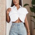 thumbnail image 1 of Women's Irregular Loose Cardigan With Oversized Pockets And Lapel Layering Long Sleeve Women S Long Sleeve Shirts Athletic Tops for Women Short Sleeve Womens Shirt plus Size Womens Turtleneck Long, 1 of 8