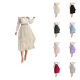 thumbnail image 1 of Women's Irregular Mesh Half Skirt, A-Line High Low Asymmetrical Layered Midi, High Waisted Versatile Tulle Tutu Skirt, 1 of 4